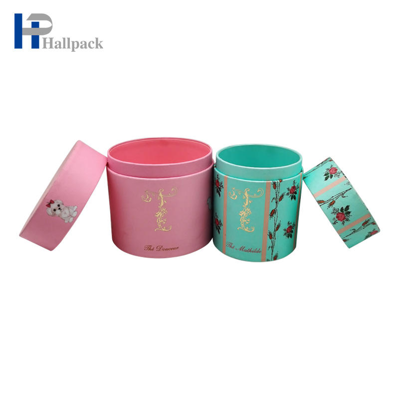 علبة ورق أنبوب الغذاء علبة هدية أنبوب ورق دائري من الدرجة الغذائية