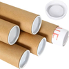Biodegrdable Kraft Paperboard Paper Paper Canisters Bulk Poster Packaging