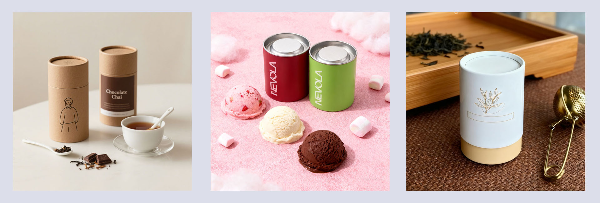 عبوة أنبوب الورق اللامنث