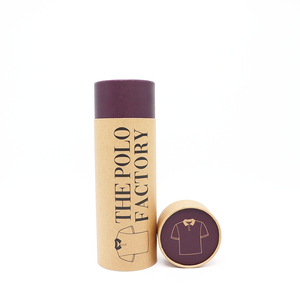 فاخر مخصص صديقة للبيئة الملابس التعبئة والتغليف كرافت ورقة اسطوانة مربع ورقة أنبوب التعبئة والتغليف للملابس الداخلية الجوارب منشفة تي شيرت