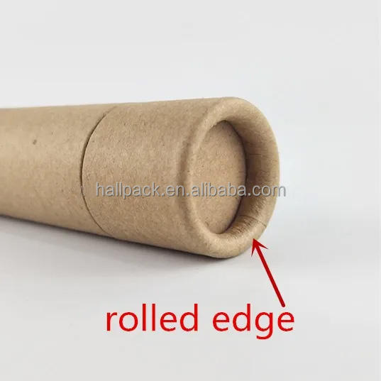 1 أوقية 30 مللي ملمع الشفاه البني أنبوب رفع عالي الجودة ورق معاد تدويره مستدير جامد منظم صناديق مجموعة أنبوب ورقي