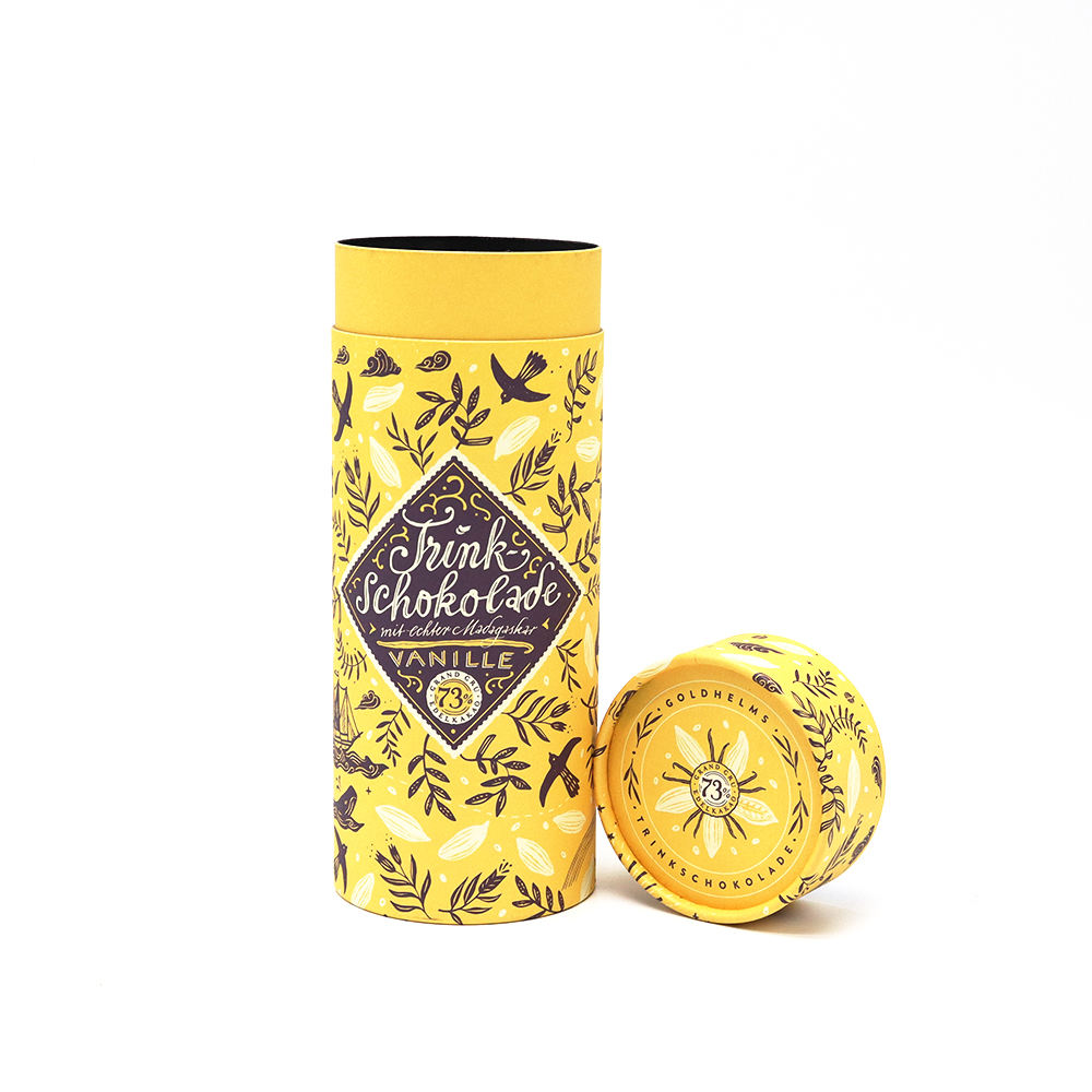 أسطوانة صديقة للبيئة قابلة للتحلل البيولوجي من الورق المقوى للطعام والشاي والسكر والقهوة وأسطوانة ورق التغليف للشاي السائب