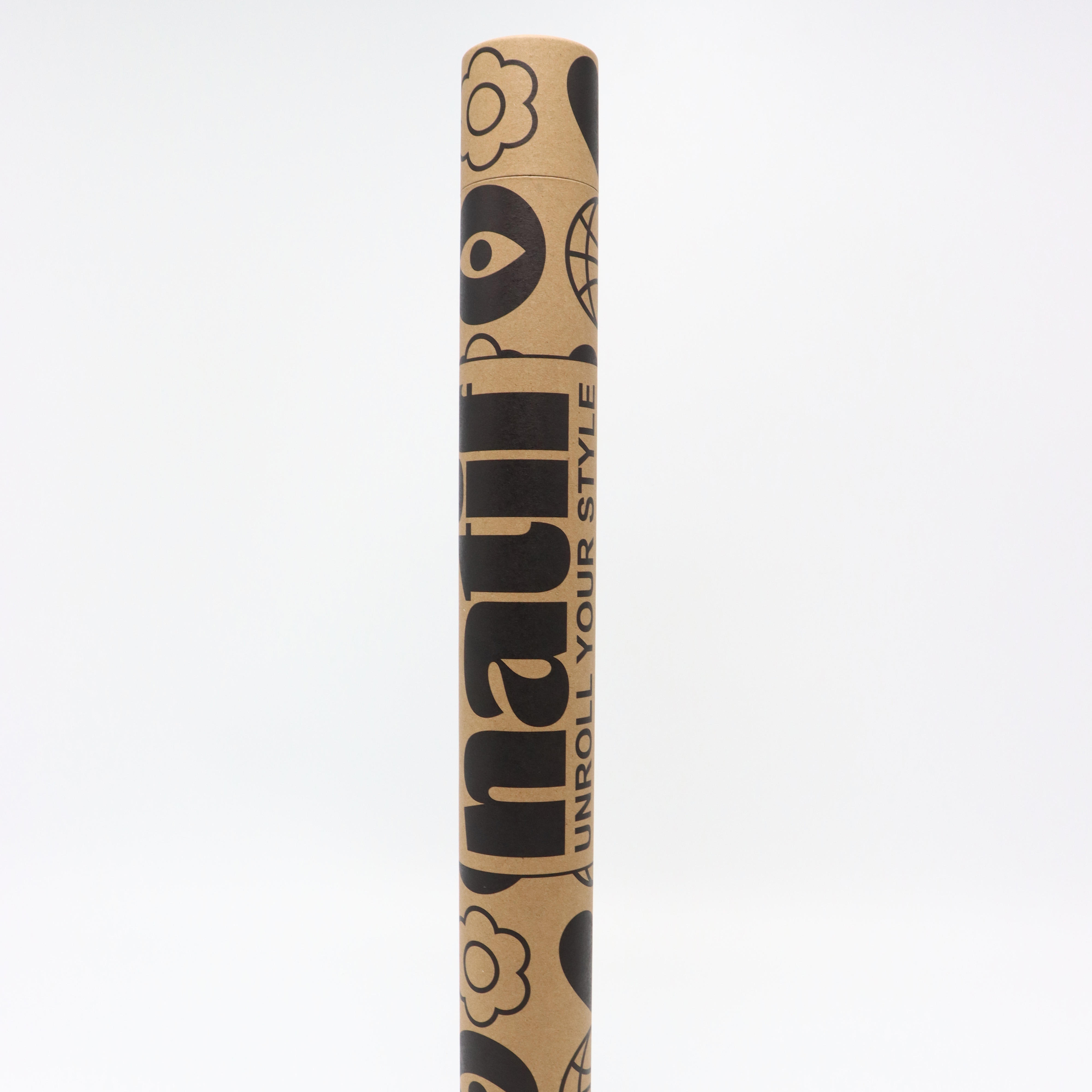 يمكن للورق القابل للتحلل أن يقوم بلف أنبوب الورق مع أسطوانة كروية لأنبوب ورق الكرافت المطبوع