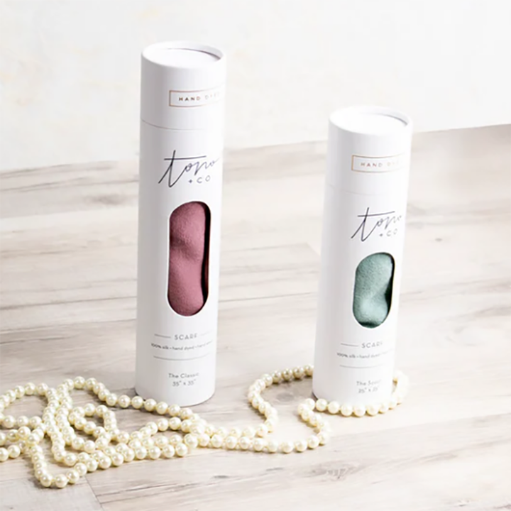 مصنع الجملة القابلة للتحلل ورقة مستحضرات التجميل الغذاء الشاي القهوة تي شيرت كرتون جولة أنبوب اسطوانة التعبئة والتغليف مربع