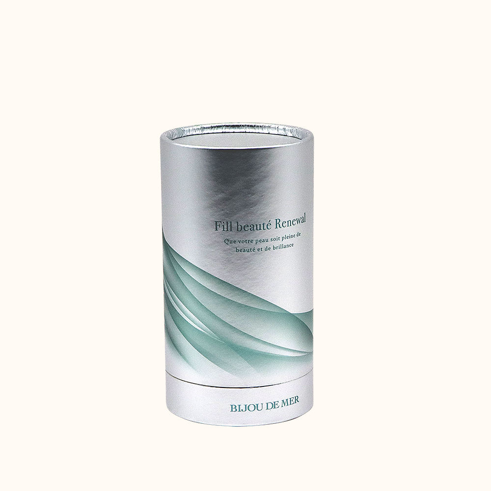 أسطوانة من الورق المقوى الصلب قابلة للتحلل الحيوي، أنبوب ورقي لمستحضرات التجميل، معالجة سطحية، حزمة أنبوب ورق الطباعة