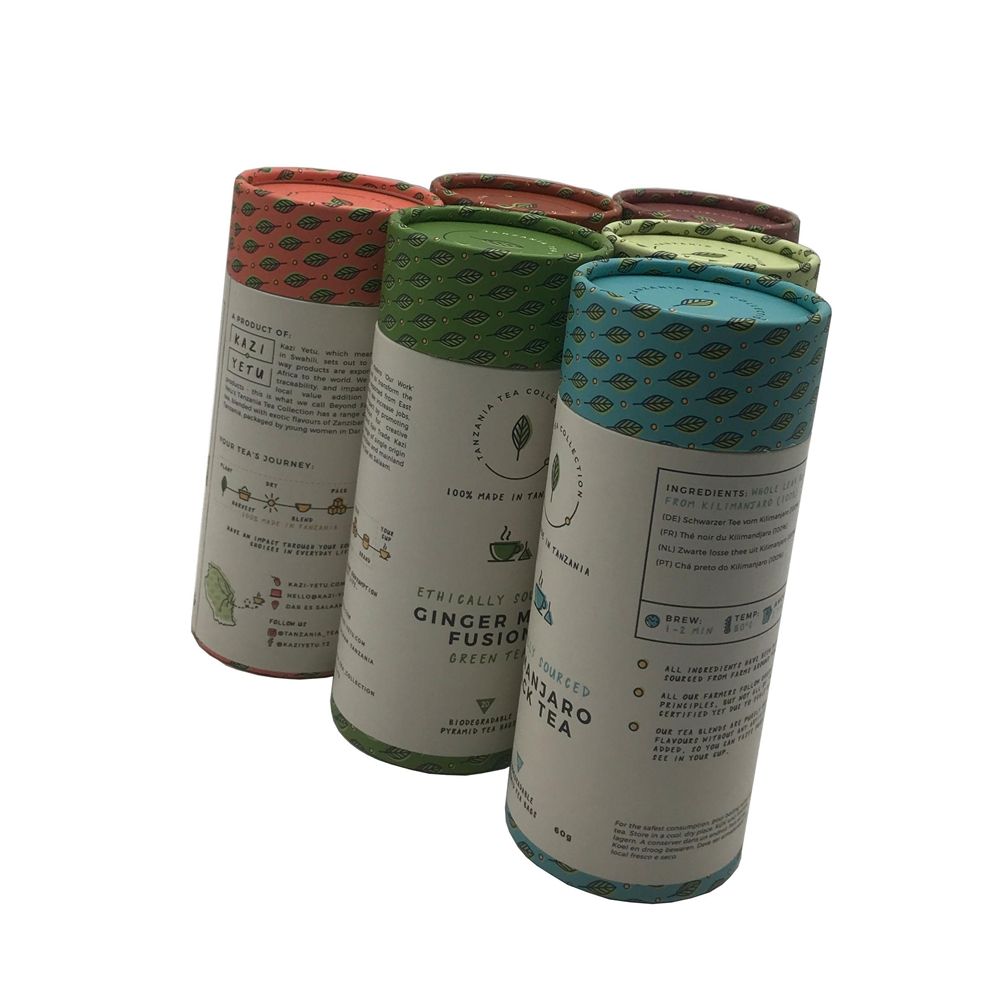 صندوق عالي الجودة قابل للتحلل التعبئة والتغليف عصا حاوية الورق أنبوب الغذاء OEM جولة الورق المقوى قوانغدونغ من الصين حسب الطلب