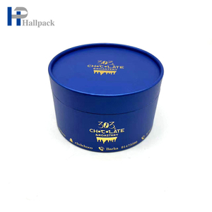 الغذاء الصف ورقة أنبوب علبة كرتون التعبئة والتغليف أنبوب ورقة الشوكولاته