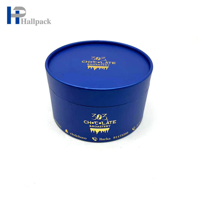 الغذاء الصف ورقة أنبوب علبة كرتون التعبئة والتغليف أنبوب ورقة الشوكولاته