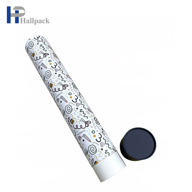 أنبوب ورق كرافت صديق للبيئة عالي الجودة، تخصيص الحجم لأنبوب تغليف الورق بالشموع الحرفية والبريد والشحن الأرخص