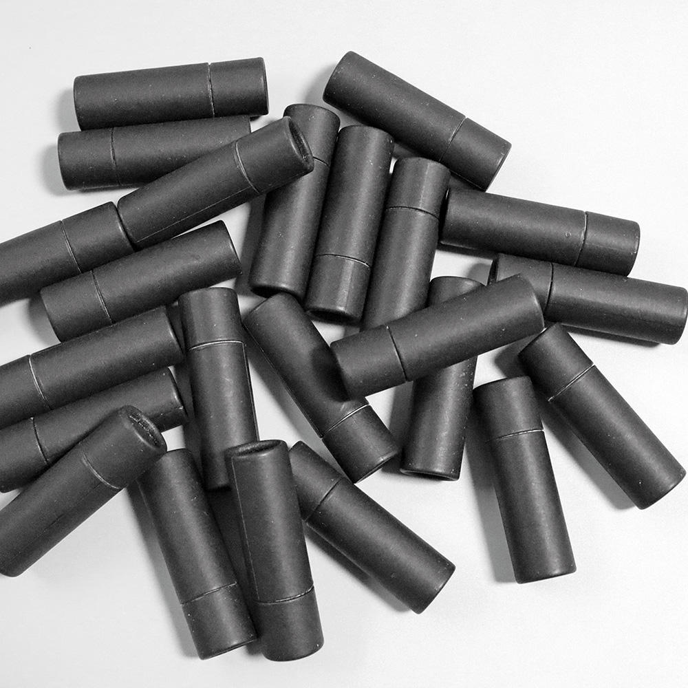 2.5oz Eco Black مزيل العرق أنبوب ورقي Lipbalm بسعر منخفض