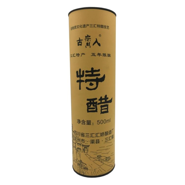 الغذاء الصف جولة ورقة أنبوب التعبئة والتغليف مصنع البيع المباشر الشاي جميع ورق الحرف ورق الكرافت صديقة للبيئة OEM لون مخصص قبول