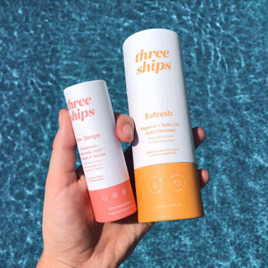 تصميم صندوق أسطواني لمستحضرات التجميل والزيوت العطرية للعناية بالبشرة وزجاجة من الورق المقوى وصندوق تغليف أنبوبي ورقي مخصص لقوة فضفاضة