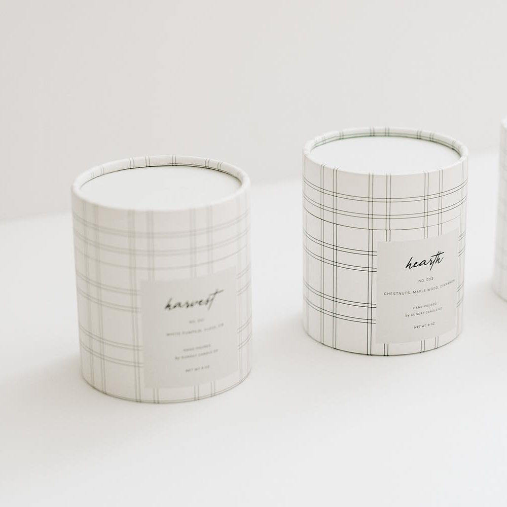 الجملة شعار مطبوع مخصص اسطوانة جولة شمعة ورقة أنبوب التعبئة والتغليف وصندوق