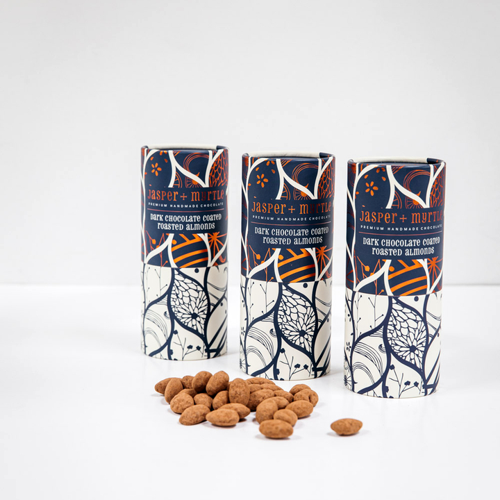 طباعة مخصصة أنبوب دائري صندوق تغليف أنبوب من الورق المقوى صديق للبيئة لتغليف أنبوب الشوكولاتة القابل للتحلل الحيوي