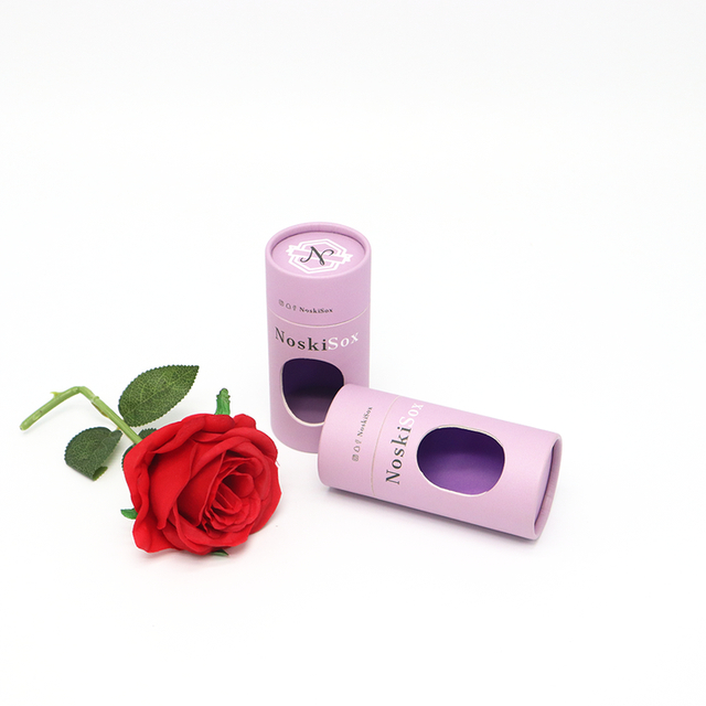 الشركة المصنعة لأنابيب كرافت اسطوانة فارغة مستديرة التعبئة والتغليف حاوية أنبوب الورق مع نافذة