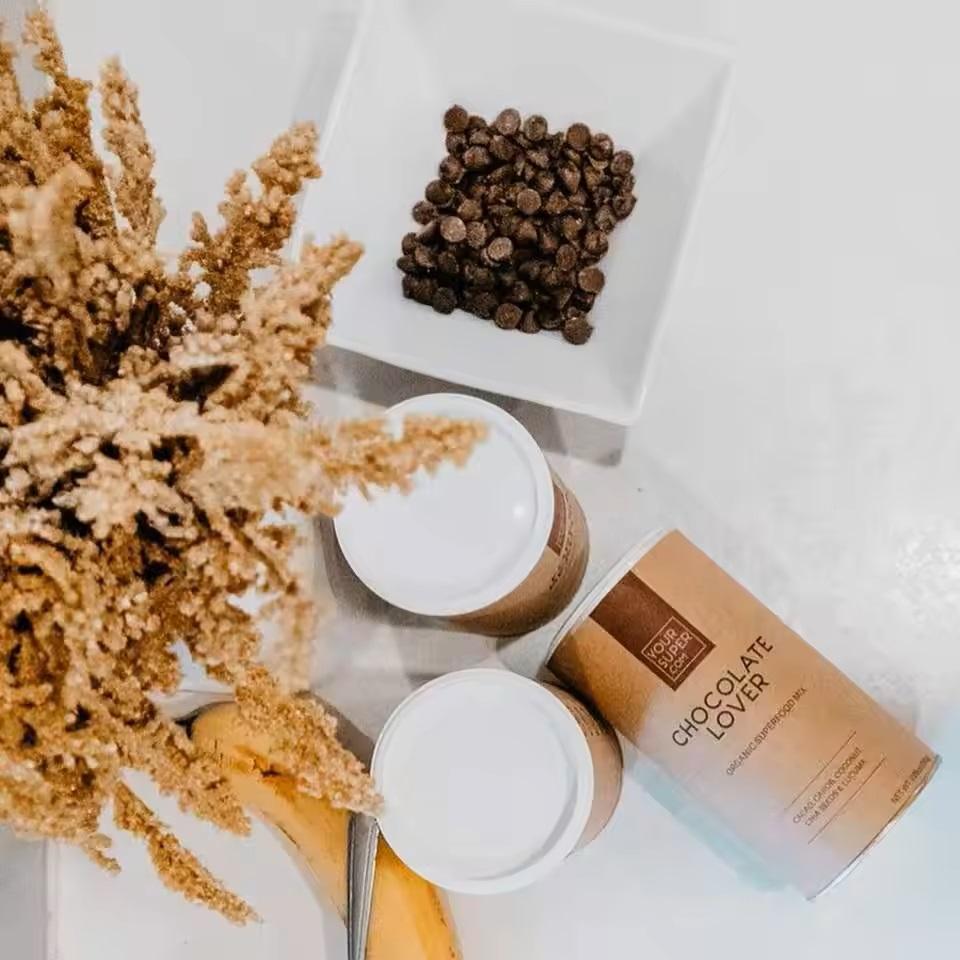 حاوية مسحوق صديقة للبيئة قابلة للتحلل الحيوي وحبوب القهوة والشوفان وأسطوانة ورقية أنبوب دائري لتغليف المواد الغذائية