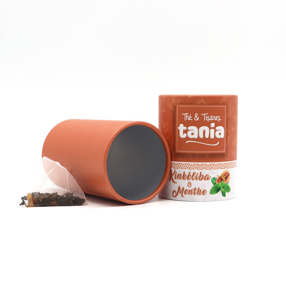 القابلة للتحلل الألومنيوم احباط الغذاء الصف الكولاجين الفطر مسحوق كرتون التعبئة والتغليف اسطوانة مربع ورقة أنبوب لملفات تعريف الارتباط التوابل