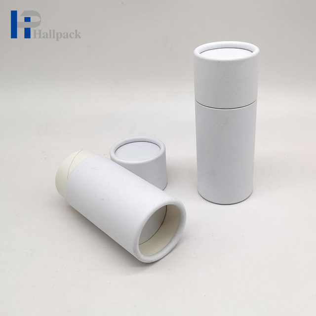 بقعة السلع بالجملة جولة أنبوب الورق المقوى كرافت الأبيض رفع التعبئة والتغليف لمستحضرات التجميل والحرف اليدوية