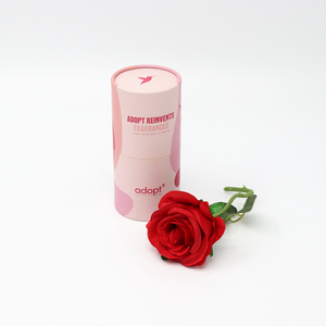 مخصص فاخر نمط الحيوي للتحلل مستحضرات التجميل كرتون اسطوانة مربع ورقة أنبوب التعبئة والتغليف لزجاجة عطر