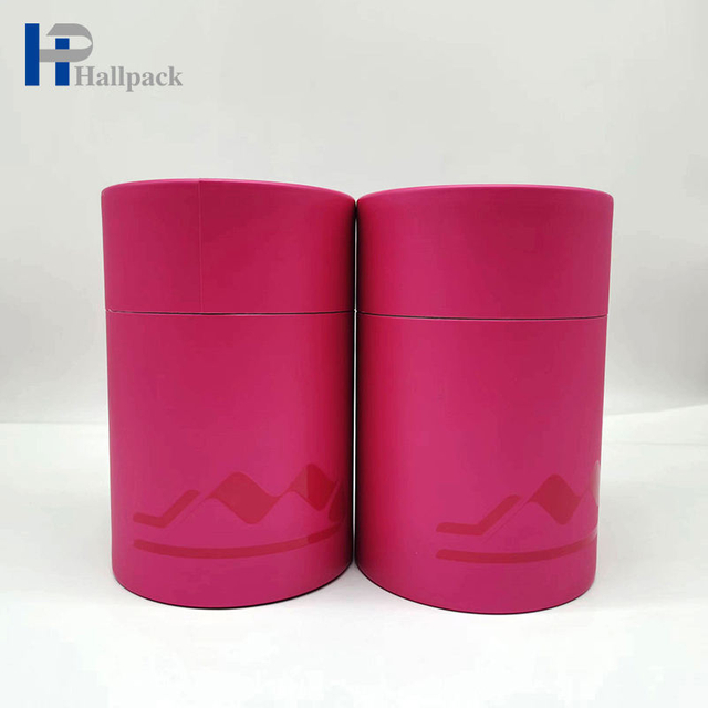 طباعة مخصصة اسطوانة التعبئة والتغليف من الورق المقوى هدية مربع التعبئة والتغليف أنبوب ورق الأشعة فوق البنفسجية