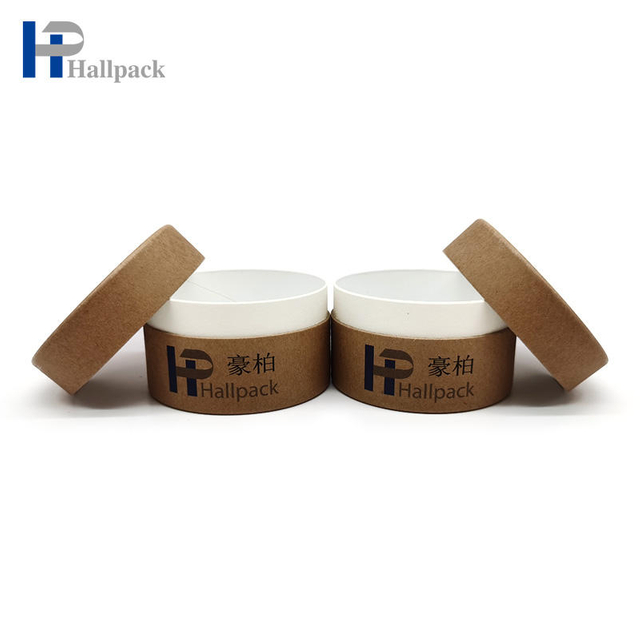 علبة هدية أنبوب ورق التغليف جيلي رماد كرافت أنبوب ورق دائري