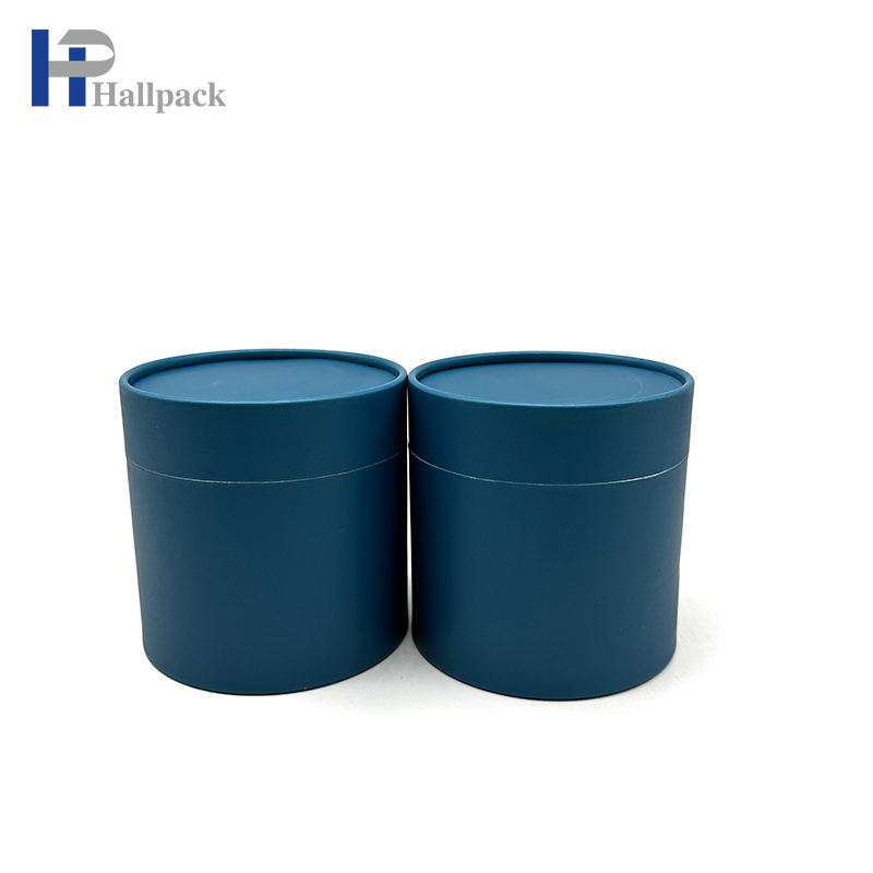 ملح الاستحمام مسحوق فضفاض أنبوب ورقي للتغليف أنبوب منخل مسحوق التجميل أنبوب ورقي أسطواني