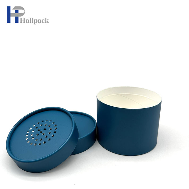 ملح الاستحمام مسحوق فضفاض أنبوب ورقي للتغليف أنبوب منخل مسحوق التجميل أنبوب ورقي أسطواني