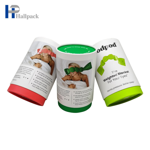 تعبئة أنبوب ورقي لحجاب الرأس لجوارب رقعة العين