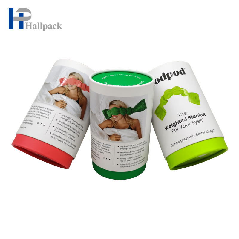 تعبئة أنبوب ورقي لحجاب الرأس لجوارب رقعة العين