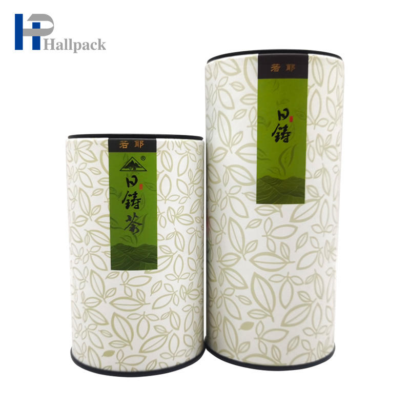 أنبوب ورق من الورق المقوى لتعليب المواد الغذائية مع غطاء معدني