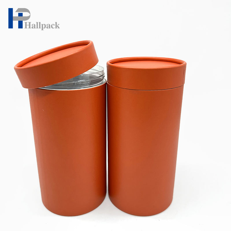 غطاء ملتوي فارغ صديق للبيئة مدمج في أنبوب ورقي على شكل زجاجة بلاستيكية