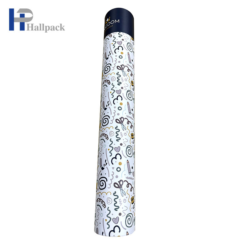 أنبوب ورقي من الورق المقوى عالي الجودة للتغليف أنبوب ورق الملصق المعاد تدويره