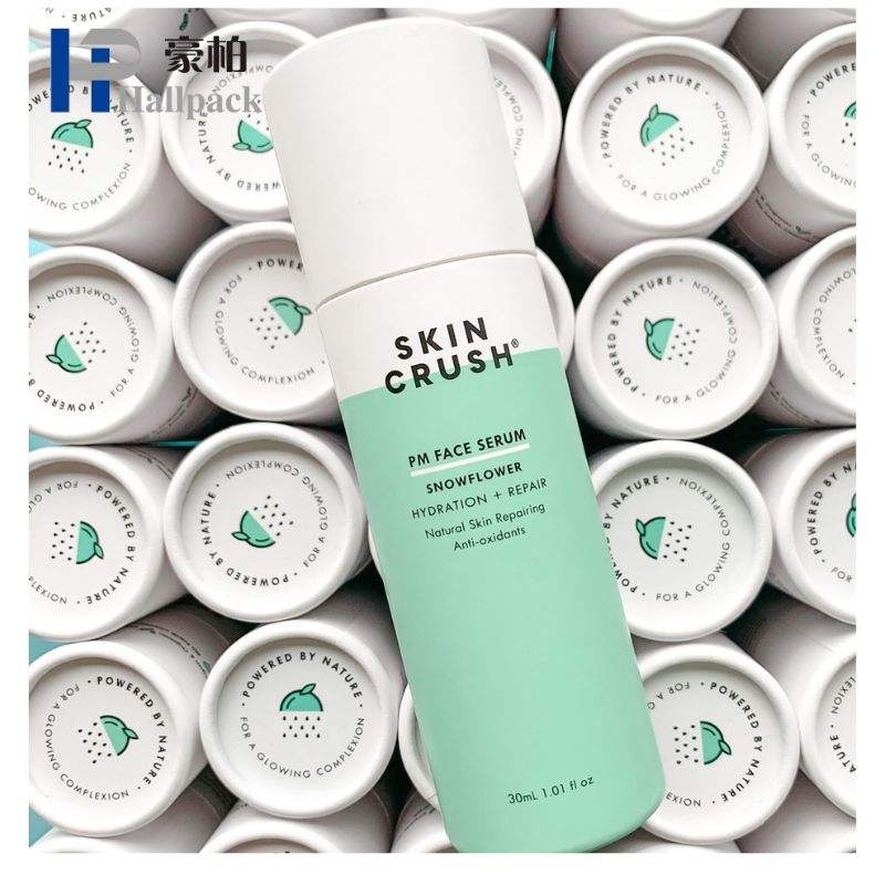 منتجات التجميل ومنتجات العناية بالبشرة الفاخرة من الورق المقوى للتغليف صندوق أنبوبي دائري