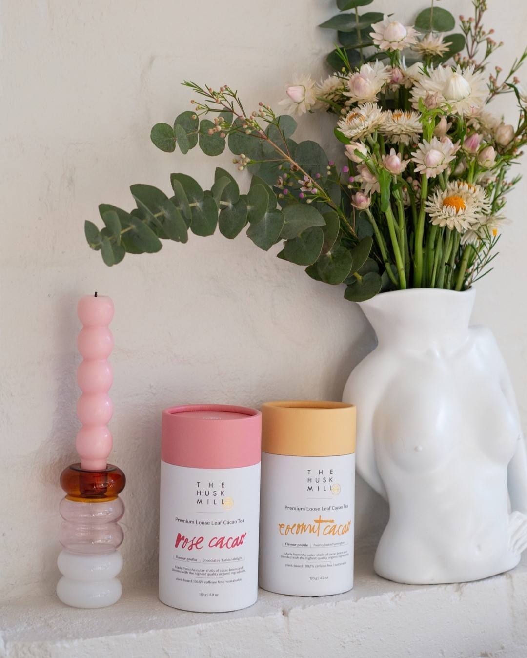 أنبوب ورقي عالي الجودة قابل للتحلل الحيوي أنبوب أسطواني دائري لتغليف الشاي والقهوة