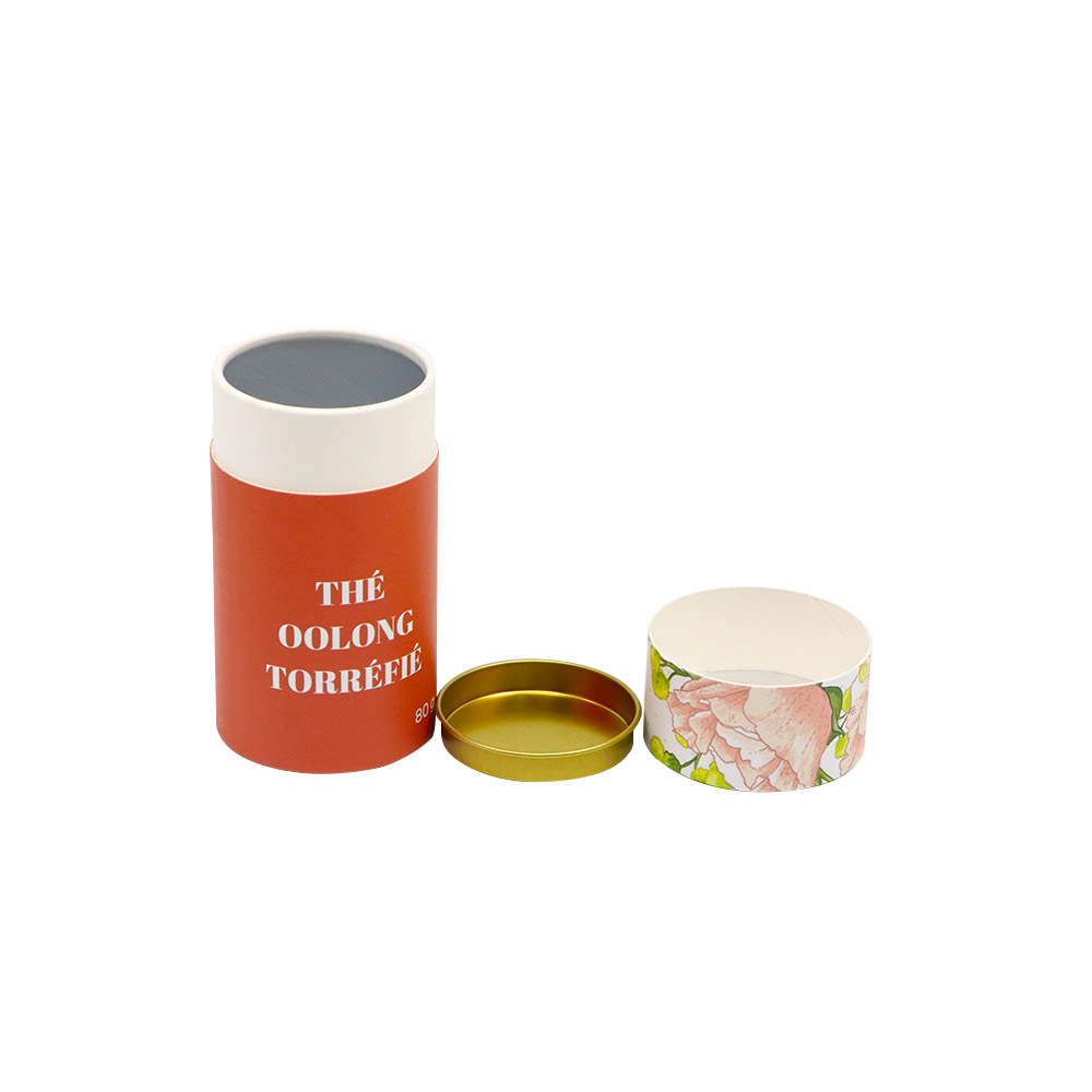 تعبئة أنبوب الشاي مع أغطية القطع المقطوعة