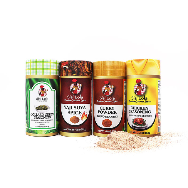 عبوة مربع مستديرة مخصصة قابلة للتحلل للبيولوجي لمسحوق الشاي المسحوق