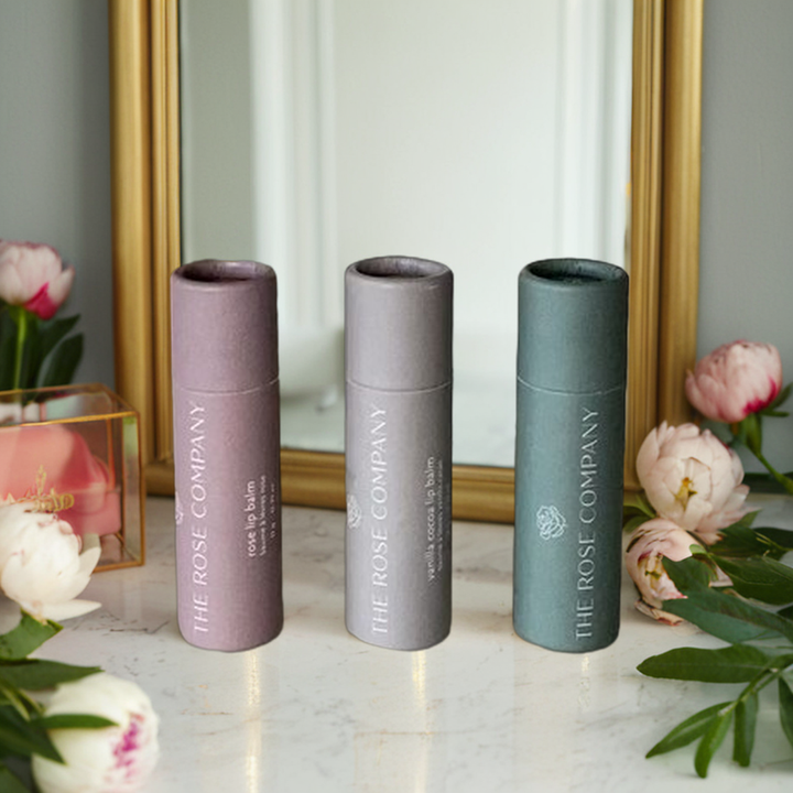 ورقة قابلة للتحلل الحيوي مخصصة أنبوب بلسم الشفاه شكل دائري رفع اسطوانة شريط غسول أنابيب الورق التعبئة والتغليف