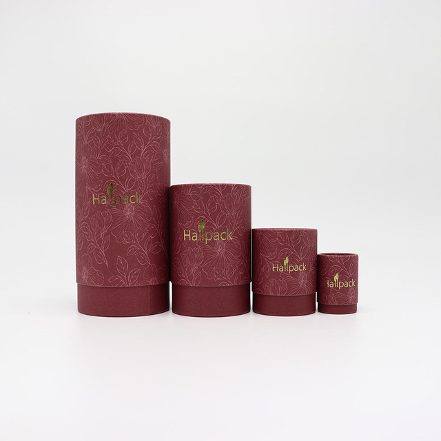 ورق كرافت قابل لإعادة التدوير لتخزين تي شيرت وصناديق أنبوبية قابلة للتحلل ورق كرافت دائري منقوش