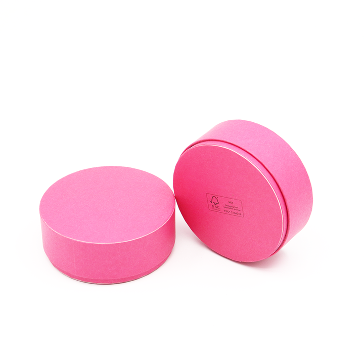 مجوهرات فاخرة مخصصة صندوق اسطوانة من الورق المقوى صندوق أنبوب دائري معبأ لمشاهدة أقراط الأحجار الكريمة سوار قلادة حلقة