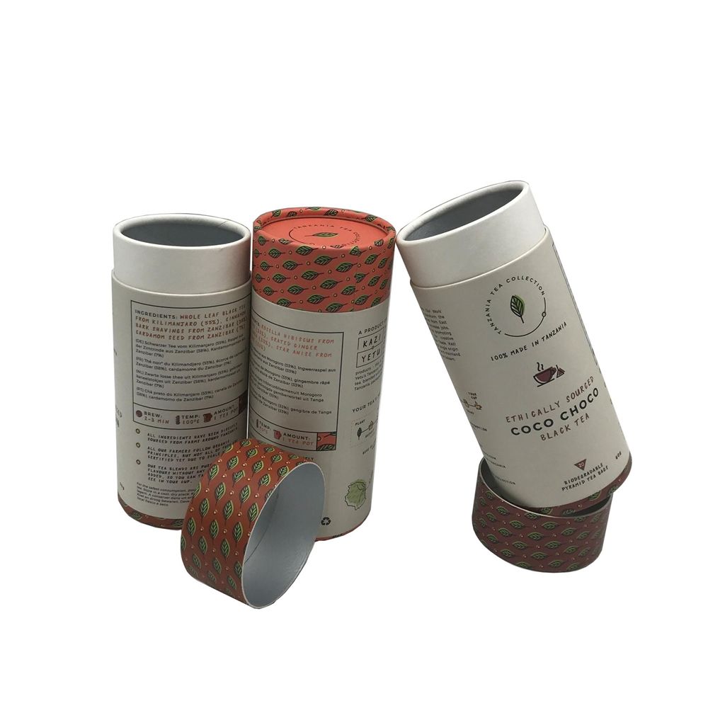 صندوق عالي الجودة قابل للتحلل التعبئة والتغليف عصا حاوية الورق أنبوب الغذاء OEM جولة الورق المقوى قوانغدونغ من الصين حسب الطلب