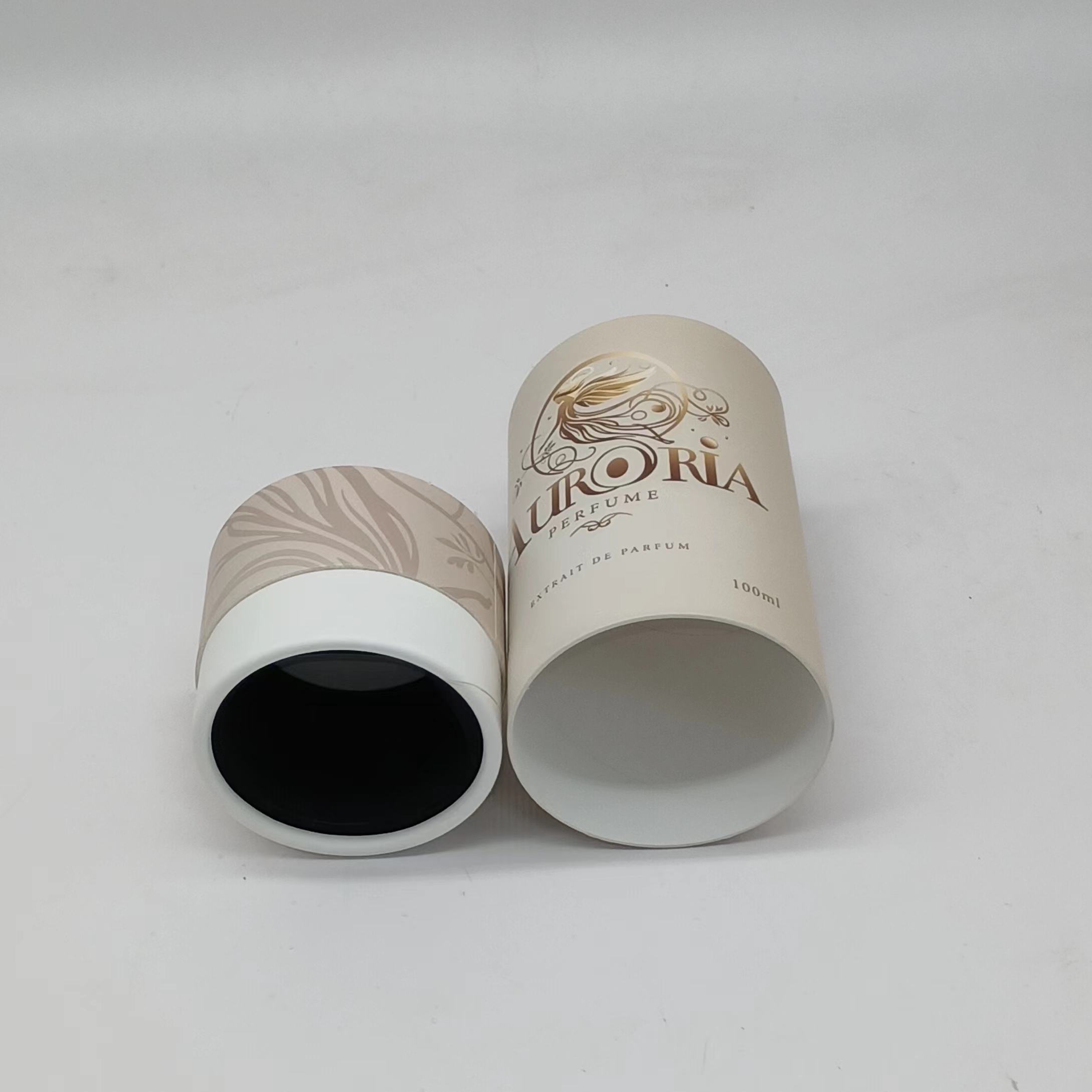 عبوة من ورق كرافت من الورق المقوى القابل للتحلل الحيوي بتصميم عبوة عطر للهدايا