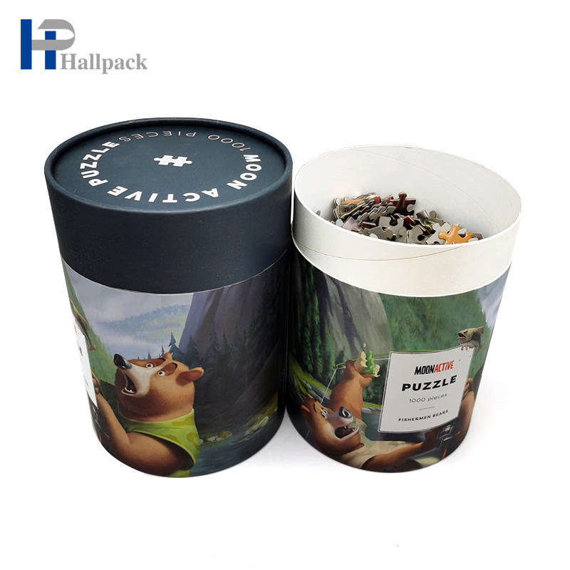 لون أنبوب الورق الألغاز التعبئة والتغليف ورقة أنبوب اسطوانة للعبة