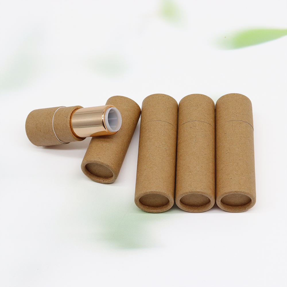 القابلة للتحلل كرافت ورقة أحمر الشفاه أنبوب التعبئة والتغليف العلامة التجارية مصممة الروتاري كرافت ورقة لوحة شمعة الحرفية استخدام الميزات شعار مطبوع