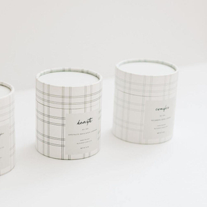 الجملة شعار مطبوع مخصص اسطوانة جولة شمعة ورقة أنبوب التعبئة والتغليف وصندوق