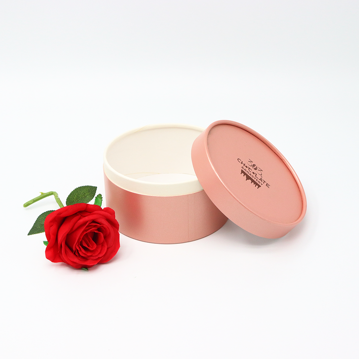 صديقة للبيئة مخصصة للأغذية التعبئة والتغليف من الورق المقوى اسطوانة مربع أنبوب التعبئة والتغليف للخبز كعكة كوكي الشوكولاته