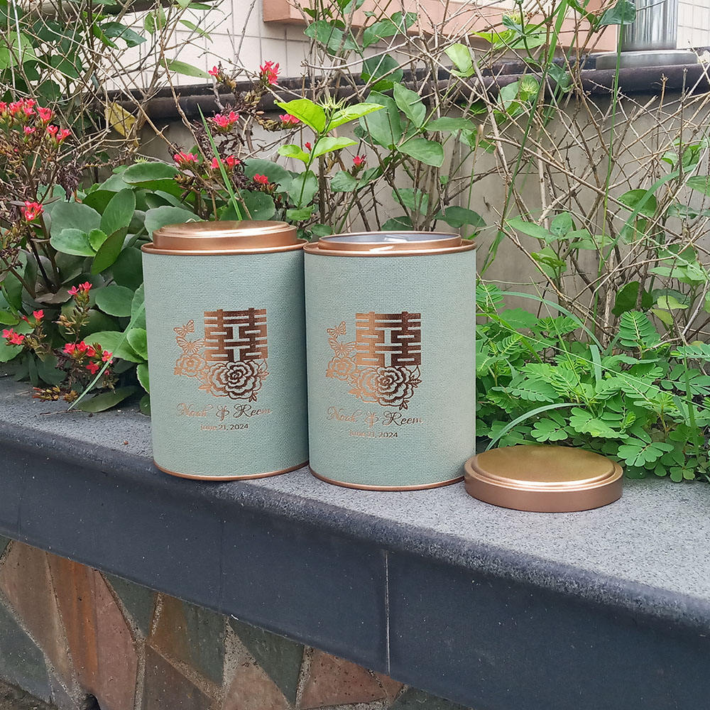 مخصص مطبوعة جولة اسطوانة من الورق المقوى تخزين الحاويات غطاء معدني للقهوة الشاي تغليف المواد الغذائية ورقة جولة اسطوانة