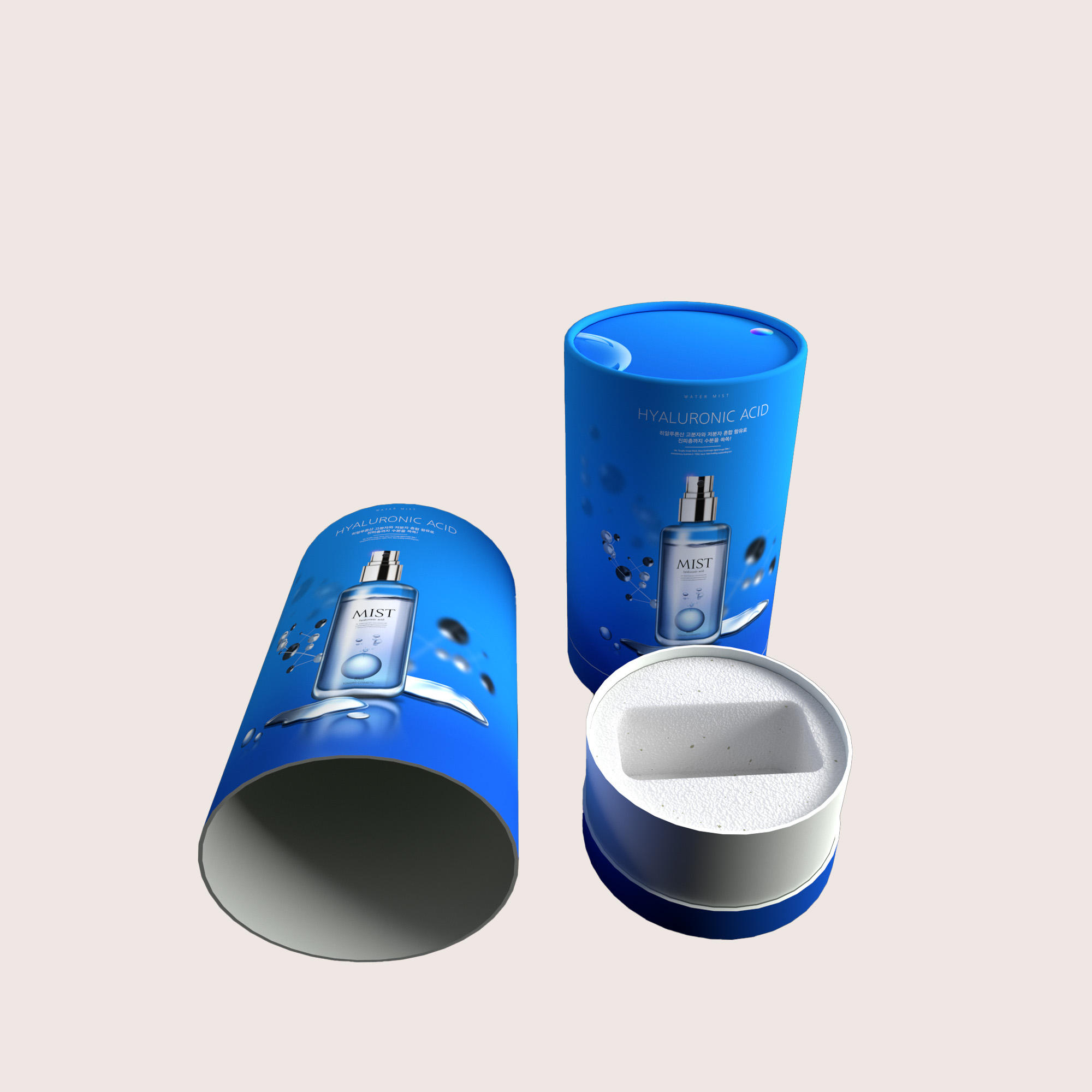 جودة عالية ايكو كرافت ورقة مربع أنبوب التغليف مستحضرات التجميل التعبئة أنبوب البريدية الشحن الغذاء ورقة أنبوب