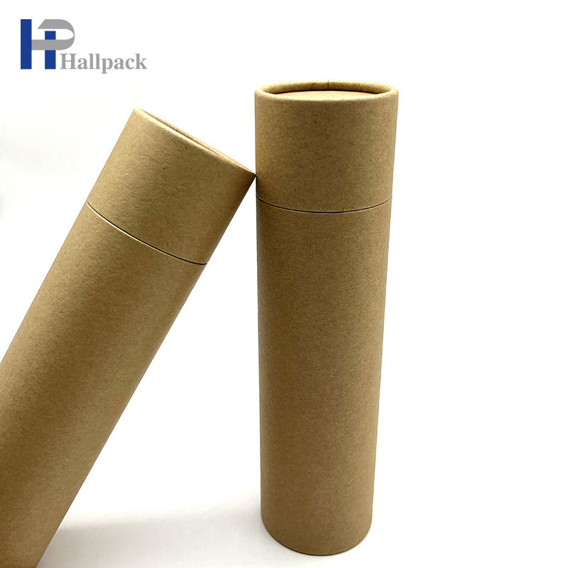 أنبوب ورقي مستدير من كرافت بني، بلسم ورقي لملء أنبوب الورق