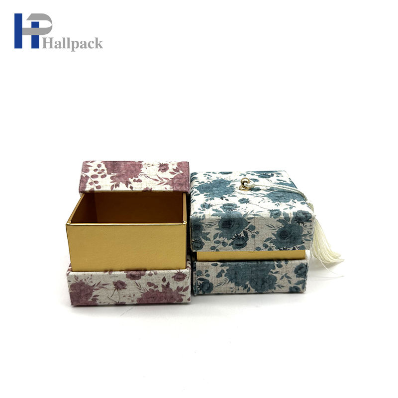 حار بيع مخصص المعاد تدويرها كرتون التغليف مربع الفانيلا صناديق الورق للهدايا