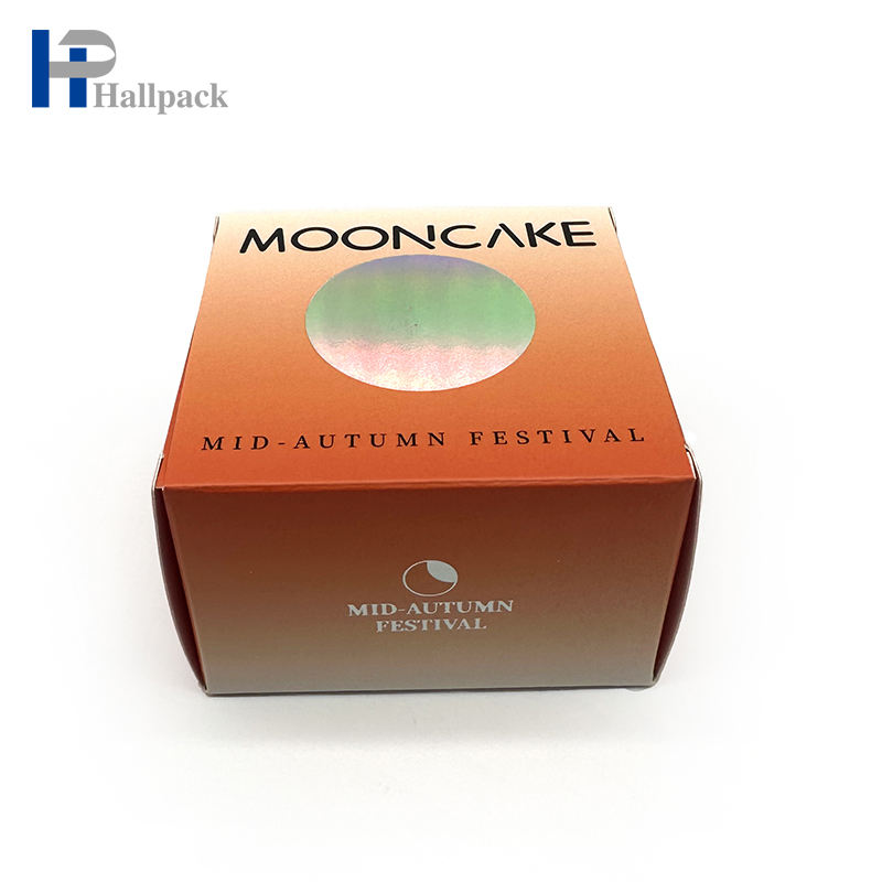 صندوق ورقي مطبوع مخصص للبيع بالجملة صندوق ورق تغليف كعك القمر